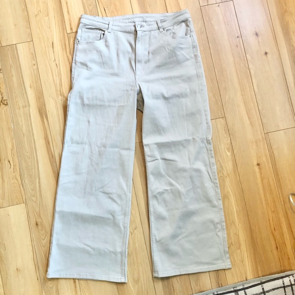 H&M Pants - H&M Wide Leg Khaki